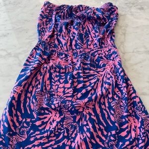 Lily Pulitzer strapless dress